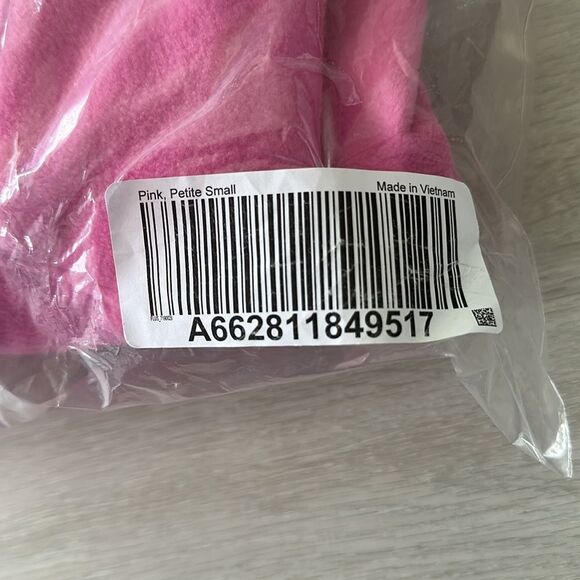 Cuddl Duds Fleecewear with Stretch Notch Pink Petite Small NWT IN PACKAGE - Picture 5 of 14
